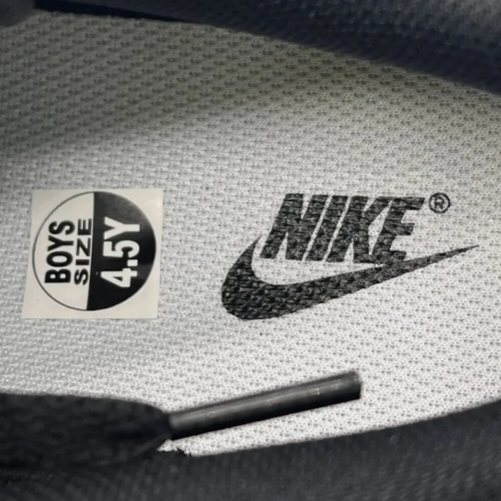 Nike Dunk Low Retro White Black Panda CW1590-100 Kids Sneakers Shoes - Picture 7 of 14